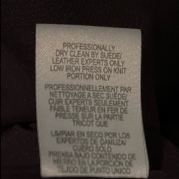 Worth New York Chocolate/Brown Leather/Ponte Dress EUC Gorgeous! Sz 2. $898 - Picture 5 of 6